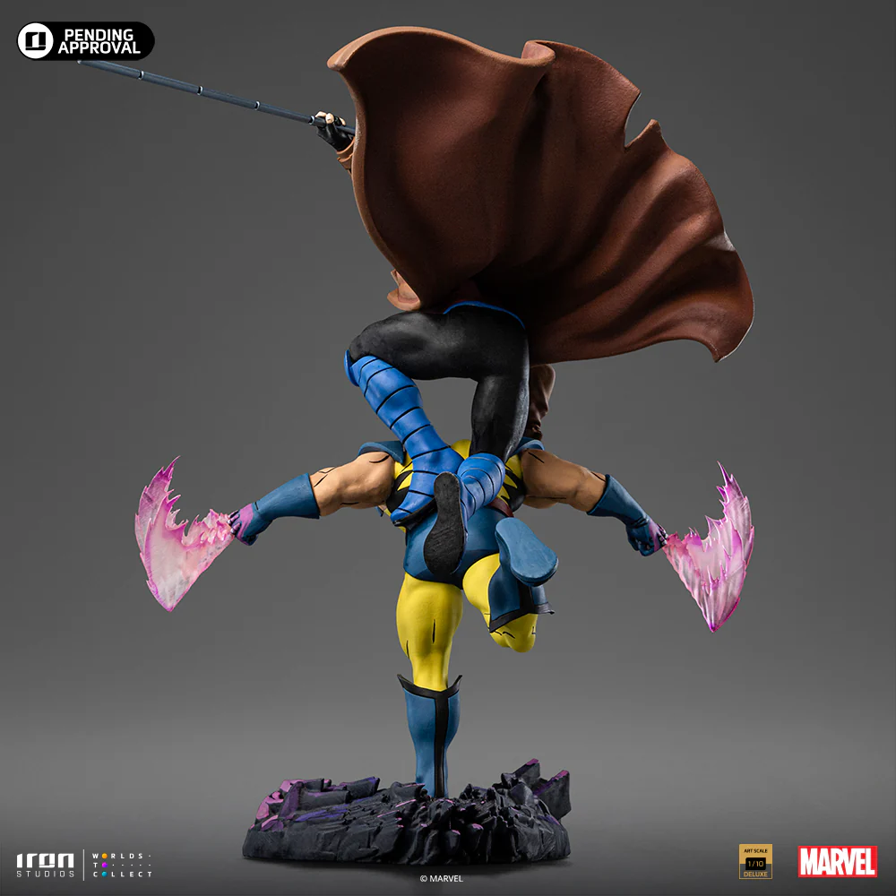 Statue Gambit and Wolverine  XMen '97  Art Scale 1/10  Iron Studios - Image 5
