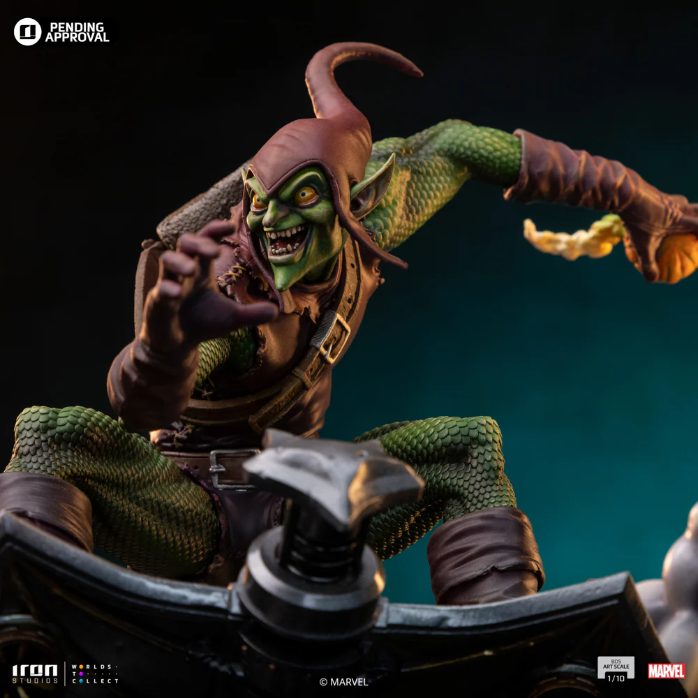 Statue Green Goblin  SpiderMan vs Villains Diorama  BDS Art Scale 1/10  Iron Studios - Image 10