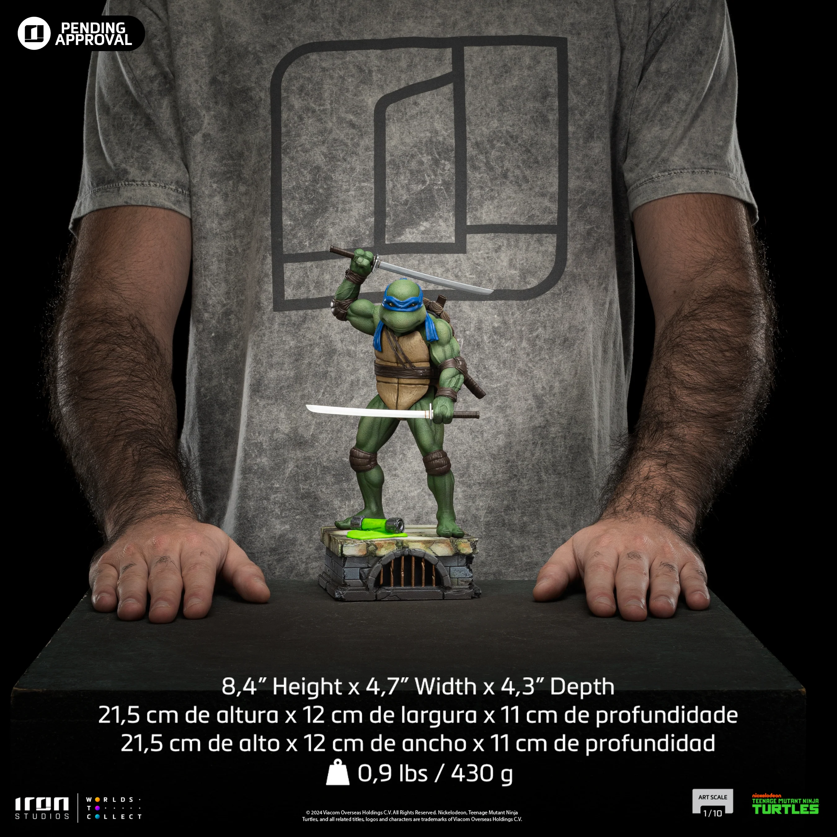 Statue Leonardo  TMNT Movie  Art Scale 1/10  Iron Studios - Image 14