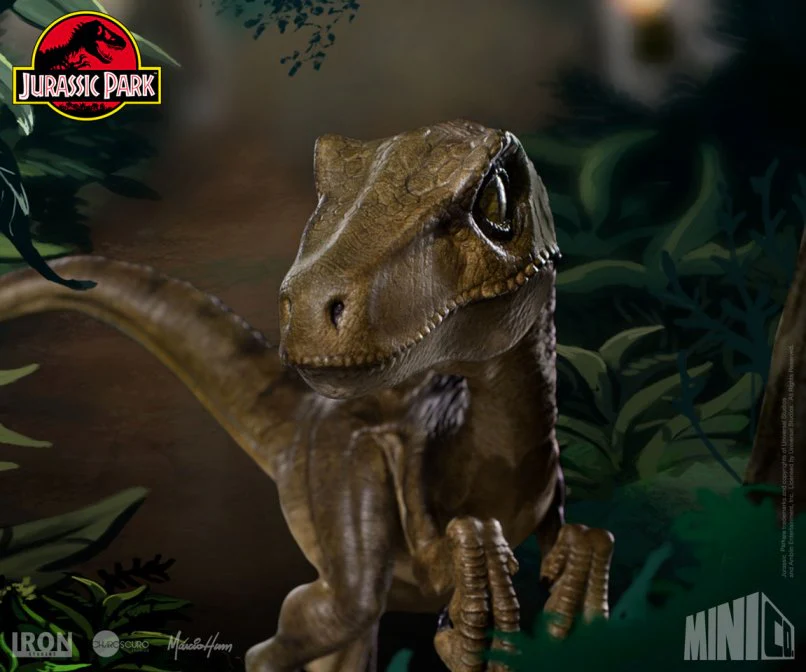 Statue Velociraptor - Jurassic Park - MiniCo - Iron Studios - Image 5
